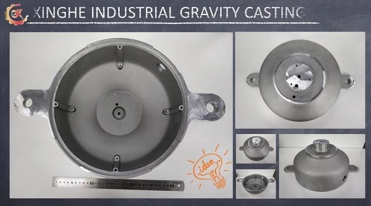 Custom Aluminum Alloy Gravity Casting A356/380 Motor Parts with Electroplating