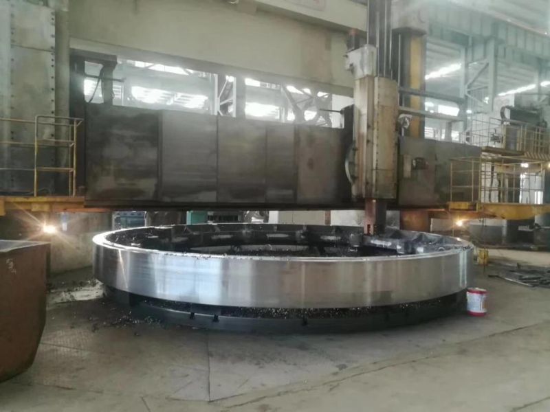 Large Diameter Kiln Riding Ring Customized Forging Gear Ring Mill Rolling Tyre