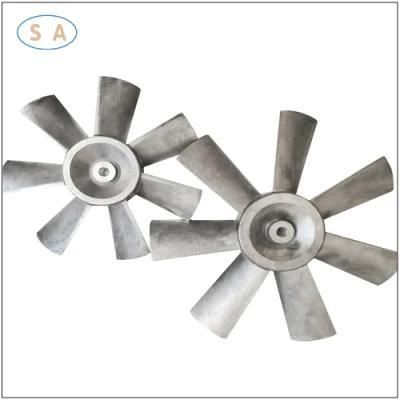 Custom Make Die Casting Aluminum Cooling Fan Blade
