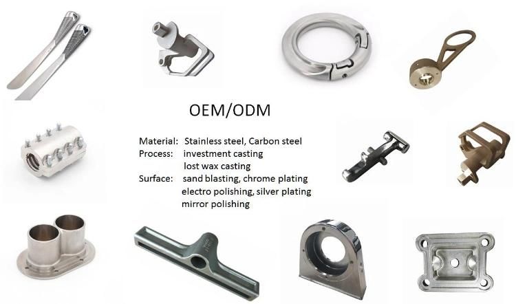 OEM Aluminium Cast Water Glass Casting Lost Wax Precision Investment Stainless Steel Casting