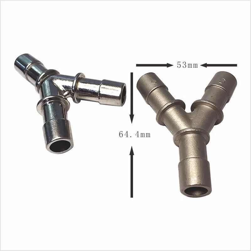 Oxygen Connectors for O2 Tubing/Adapter Connector for Single Tube Air Hose Blood Pressure Cuff Metal Connectors