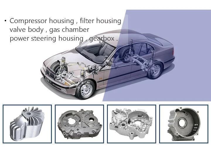 Aluminium Die Casting Electric Motor Engine Spare Housing Parts