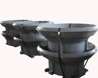 China Foundry Made Crusher Parts Manganese Cone Mantle and Bowl Liner