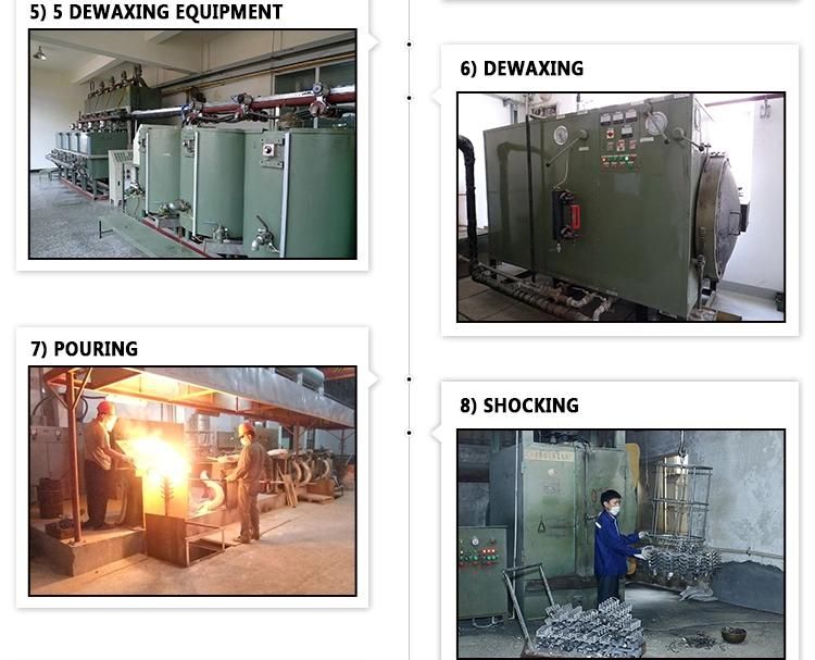 OEM Precisely Foundry Services Stainless Steel Investment Casting Industry