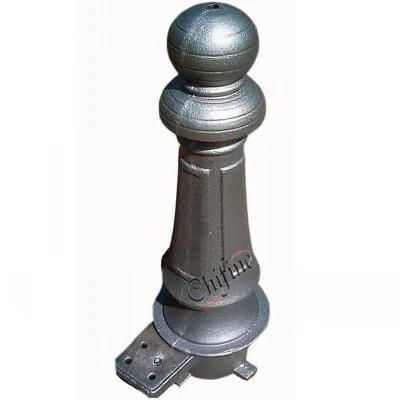 OEM Cast Iron Bollard with Spray Paint for Traffic Road