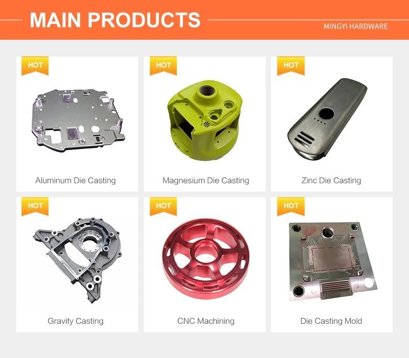 OEM Factory Price High Precision Aluminum Magnesium Alloy Die Casting Parts LED Accessories