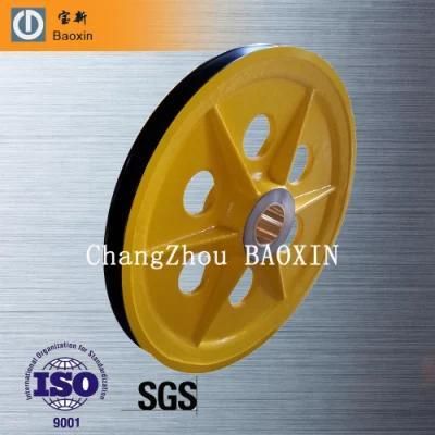 OEM Heavy Duty S45ccast Steel Wheel Heavy Crane Casting Sheaves