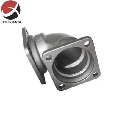 Stainless Steel Lost Wax Casting Machinery Auto Parts Flange Elbow Pipe Fittings