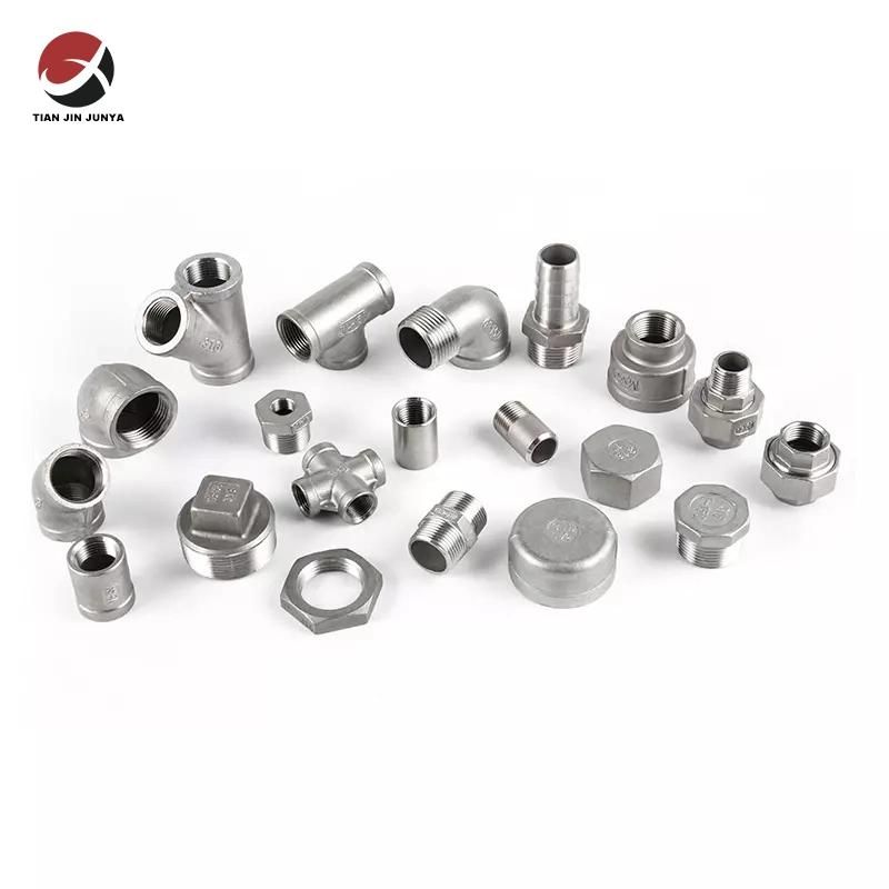 Lost Wax Investment Casting Threaded End Fittings Threaded Male Female Tube End Cap Marine Pipeline Engineering Stainless Steel Ss 304 316 Caps