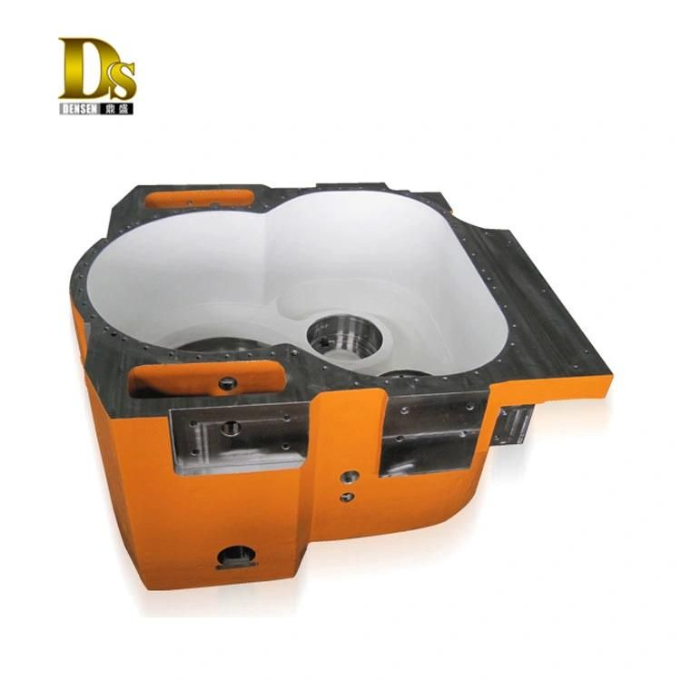 Densen Customized OEM Customized Alloy Steel Sand Casting Gear Box Housing for Top Drive