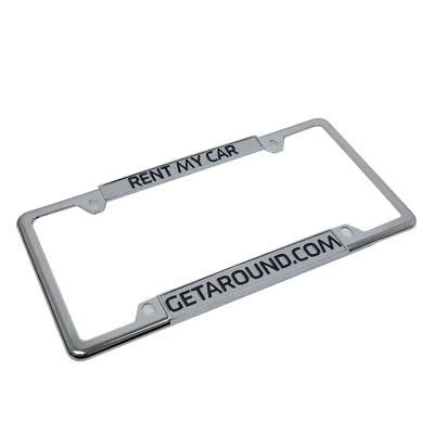 OEM Zinc Die Casting European Car License Plate Frames Auto Accessory