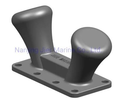 Marine Double Bit Mooring Bollard Marine Bollard with Anchors