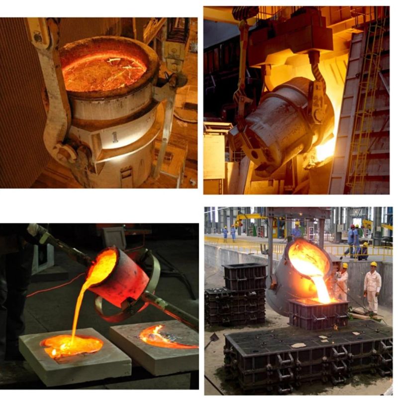 20ton Molten Metal Transfer Foundry Spheroidizing Ladle with Insulation Cover