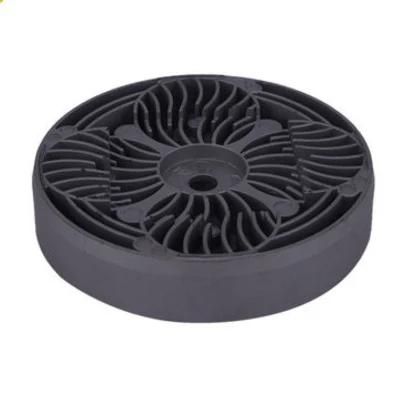 Zinc Alloy Die Casting Fan Frame with Black Powder Coating Surface