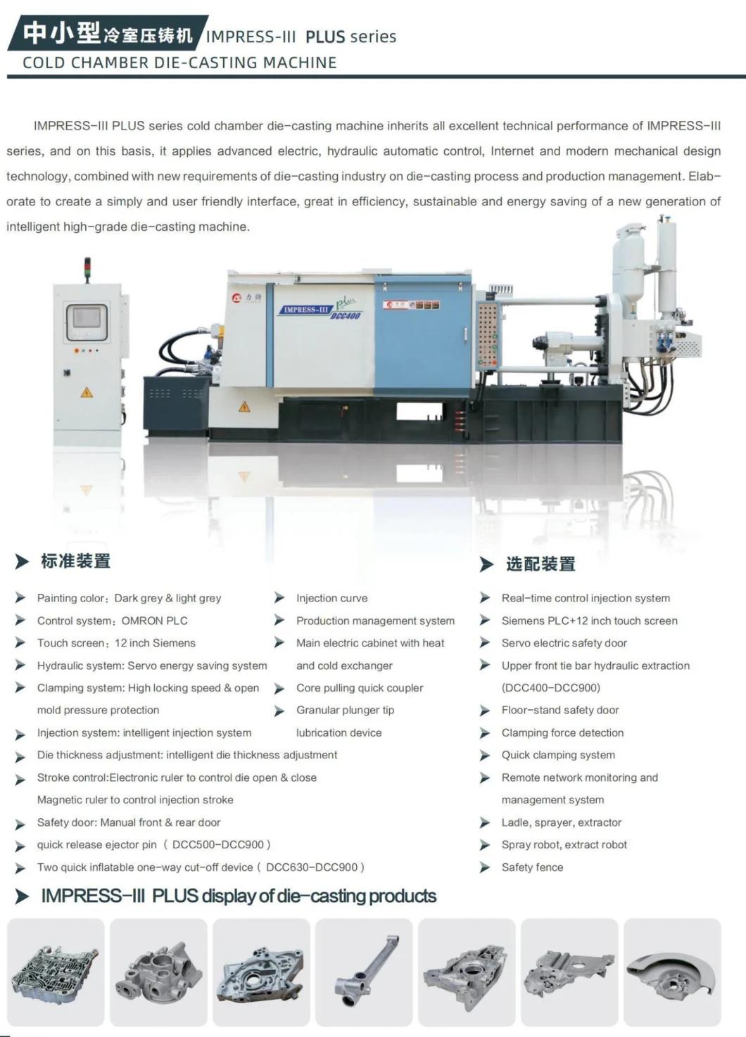 Cold Chamber Die Casting Machine for Aluminium (DCC-280 PLUS)