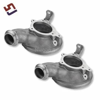 OEM Manufacturer Customized Sand Casting Iron Steel Automobile Exhaust Inlet and Outlet ...