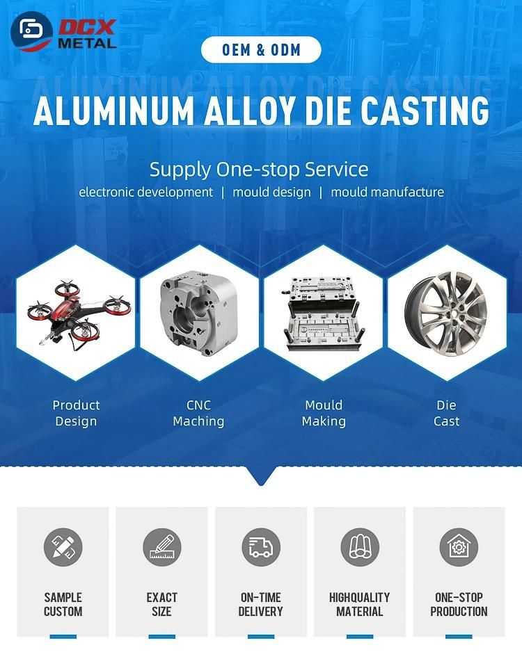 Customized Aluminum Die Casting Parts/Aluminum Pump Cover/Pump Case/Aluminum Pump Parts