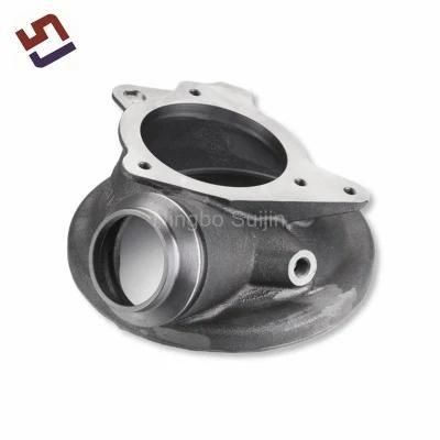 Customized Cast Iron Steel Precision Casting Auto Engine Custom CNC Machining Inlet ...