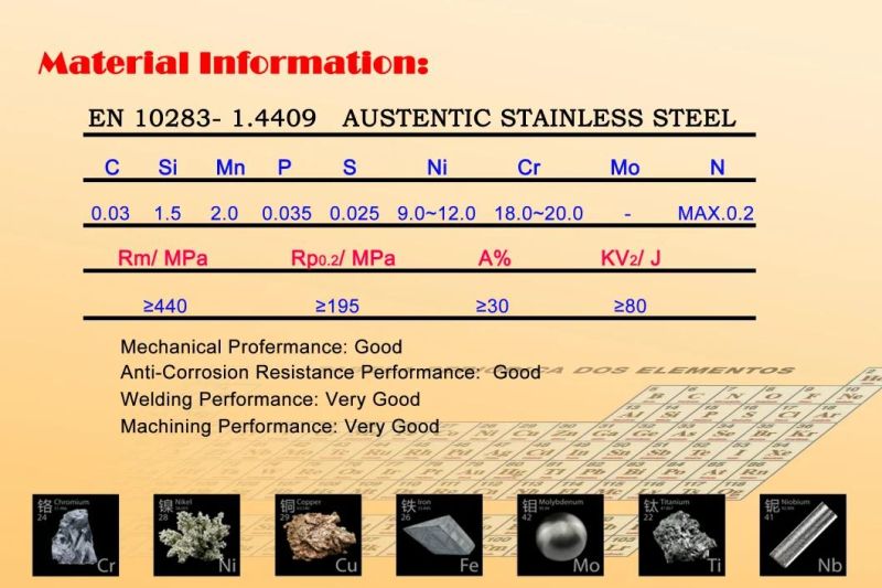 Seamless Stainless Steel Pipe Made by Spin Casting