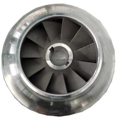 Multistage Compressor Aluminum Impeller Is Cast From Gypsum Under Low Pressure