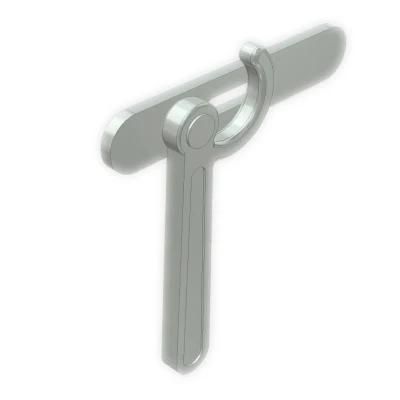 Zinc Plated Left External Handle with Plate