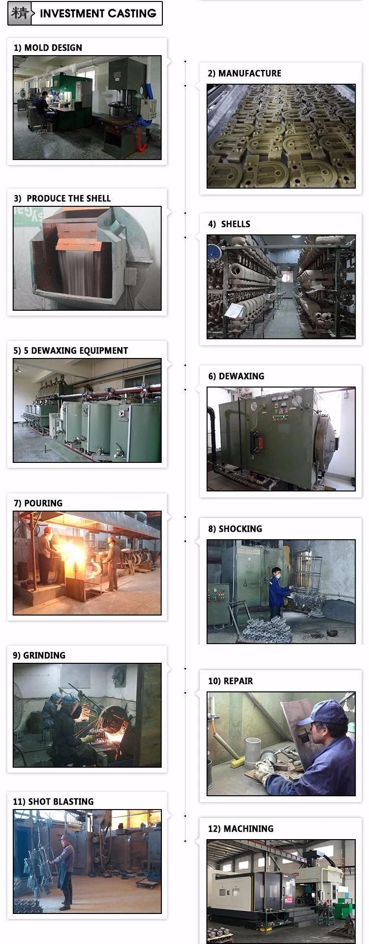 Qingdao Foundry Lost Wax Casting Engineering Solution Machinery Hardware Stainless Steel Spare Parts