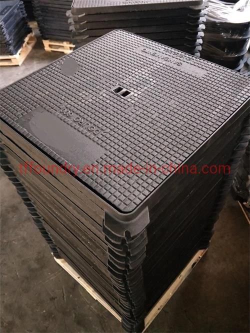 Manufacture BS En124 Standard Antitheft Ductile Iron Manhole Cover (850mm)