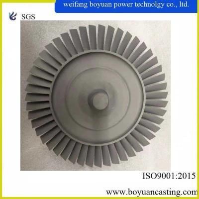 Precision Casting Turbine Wheel Lost Wax Casting Used for Turbojet Engine