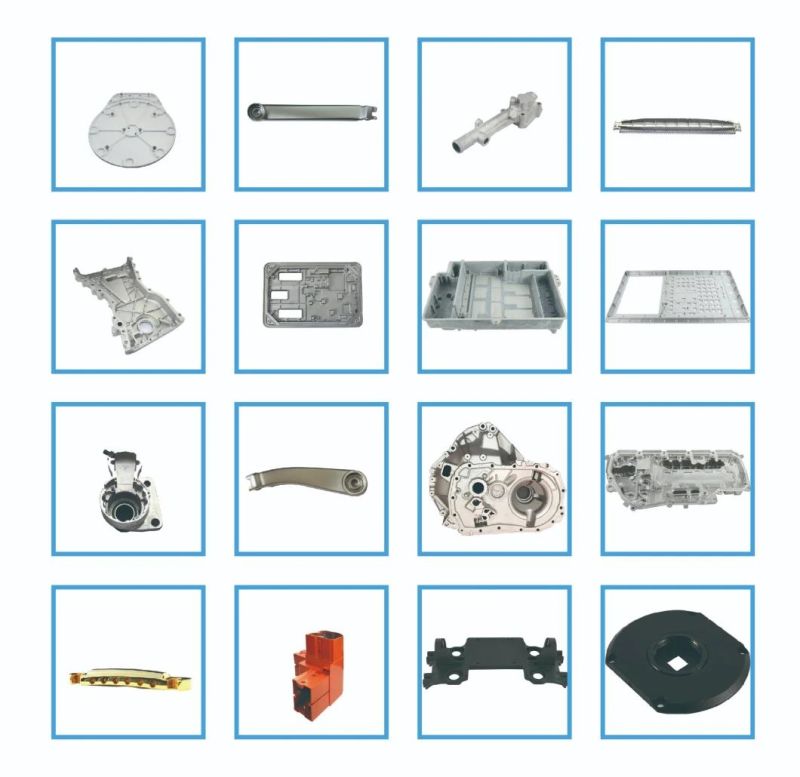 High Quality Aluminum Die Casting Parts with Perfect Powder Coating Treatment