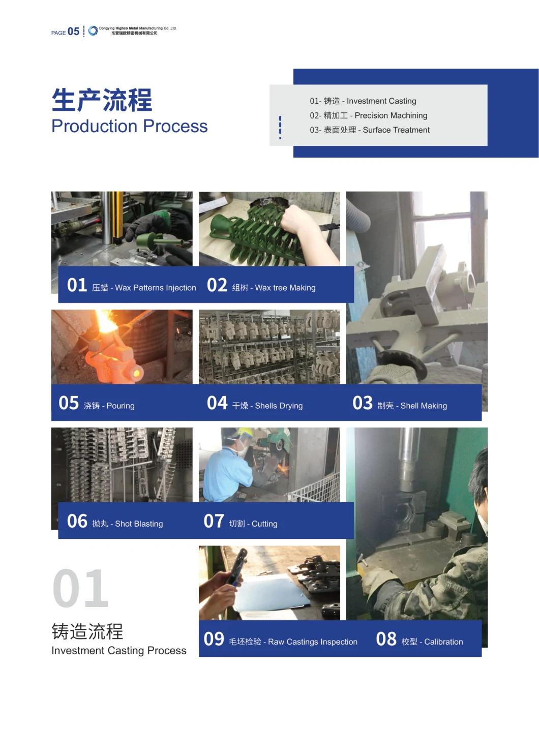 316 Stainless Steel Instrument Covers Lost Wax Casting and Machining