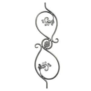 Qingdao Factory Wrought Iron Railing Baluster Iron Fence Pickets