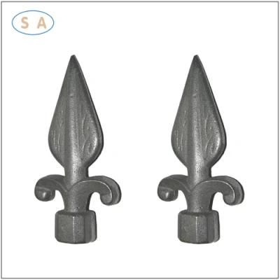 OEM Decorative Cast Iron Spear Head Wrought Iron Spears for Gate and Fence