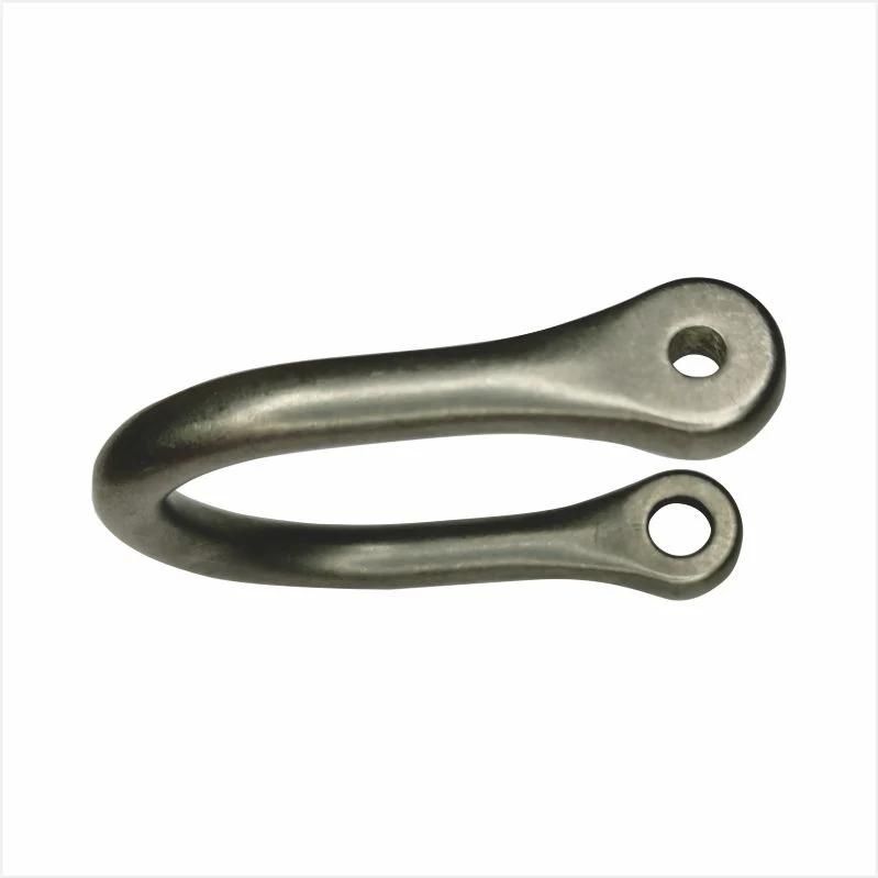 G210 Lifting Electro Galvanized Screw Pin Us Dee Type Carbon Steel Drop Forged Marine Rigging Chain D Shackle