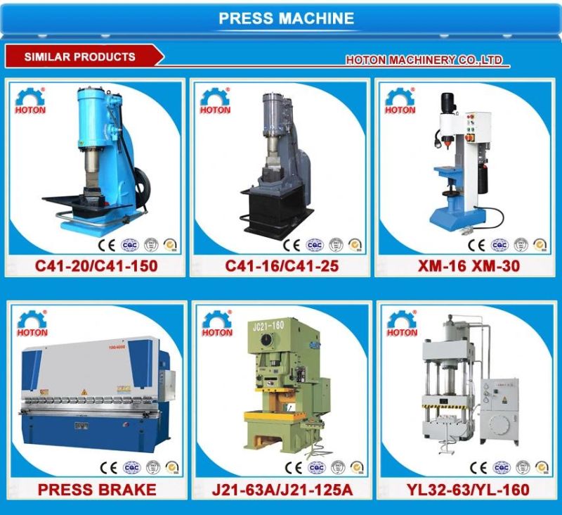 CE Approved Air Forging Hammer with Base Plate (C41-16)