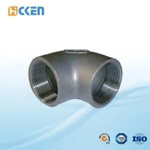 Custom Precision Investment Casting Baluster Connector Elbow Stair Pipe Stainless Steel ...