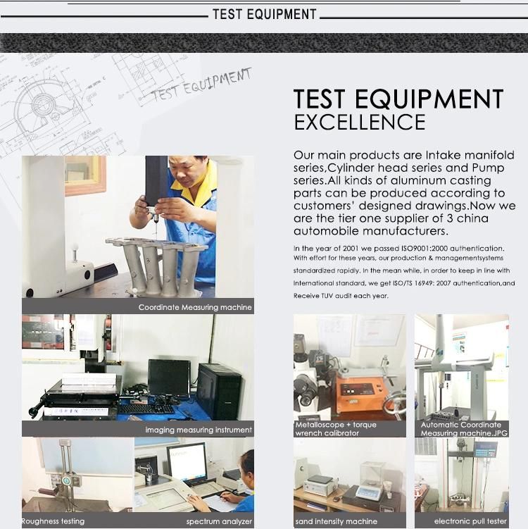 Customed Aluminum Alloy Gravity Casting Parts Manufacture