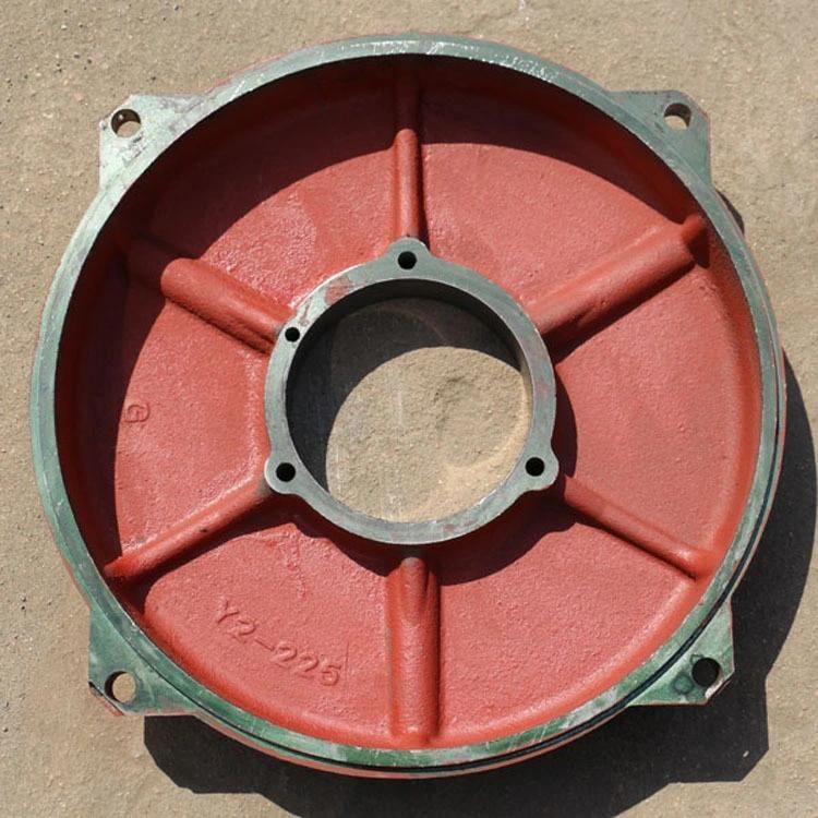 Manufacturer OEM Cast Iron Vertical Motor Parts End Cover, Flange End Cover, Sand Casting Motor End Cover