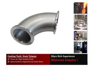 High Performance Seafloor Pipe Elbow / Investment Casting From Alloy Steel