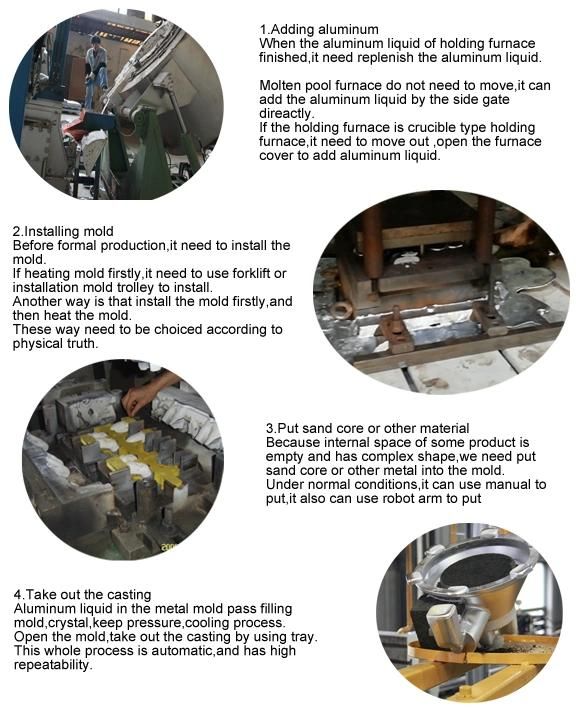 Foundry Equipment Low Pressure Casting Machine for Small-Medium Aluminum Casting