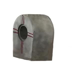 Shipbuilding Steel Casting Rudder Carrier