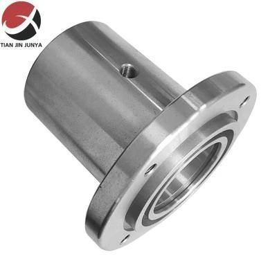 Mirror Polished Stainless Steel Flange Pipe Clamp Connector Lost Wax Casting Pipe Fittings