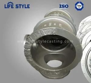 Large Size CF8 Butterfly Valve Body Made Lost Wax Resin Sand Casting