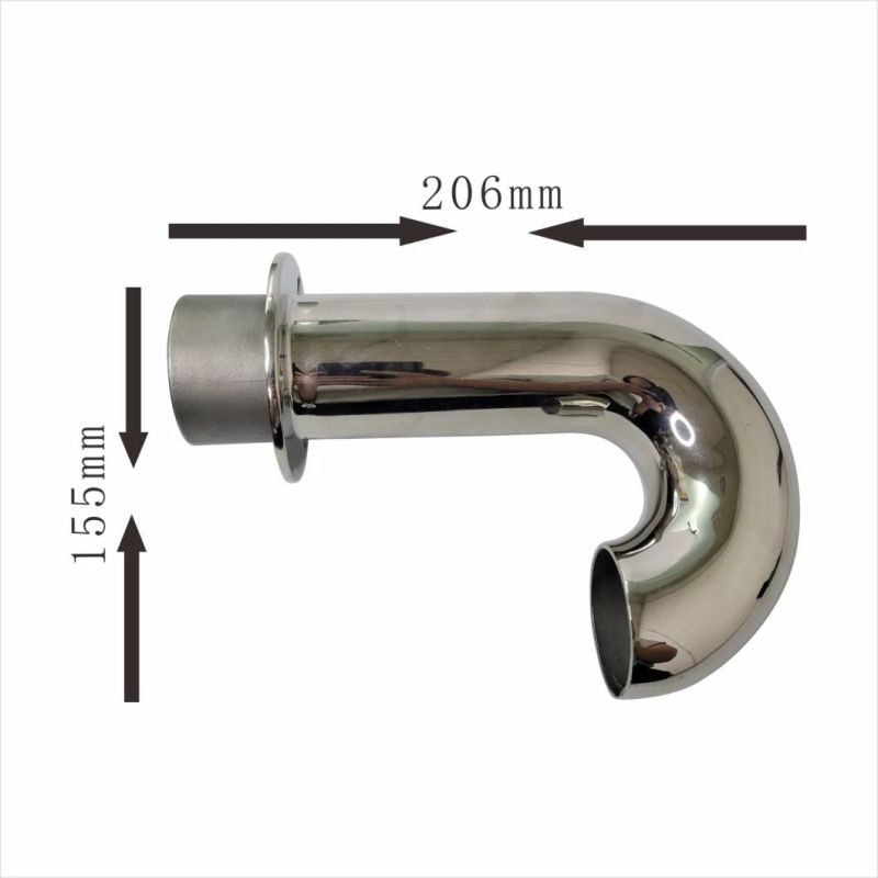Stainless Steel 316 Boat Yacht Parts Stainless Steel 316 Goose Neck Marine Hot Sale 304 Bimini Tube Top Hinged Jaw Slide for Yacht Technology OEM Finish Casting