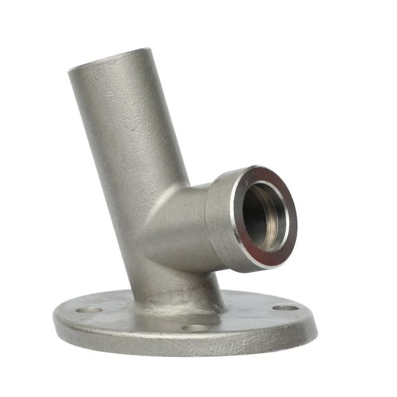 OEM Alloy Steel Carbon Steel Parts Presion Forging/Manufacturer Stainless Steel Handrail Fittings 30 Degree Round Flange Base