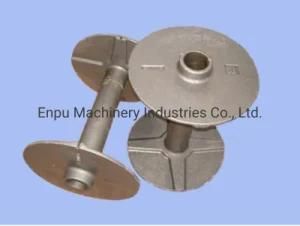 China Sand Blast Carbon Steel Cast Roller Parts of Enpu