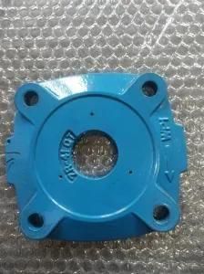 OEM Ductile Iron Qt450-10 Flow Control Valve Cover Casting with PE Coating