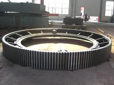 Large Cast Steel Girth Gear Ring for Ball Mill or Rotary Kiln