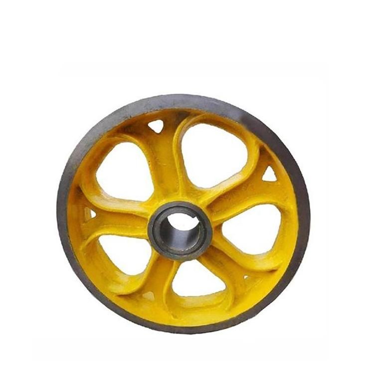 Densen Customized Elevator Accessories, OEM High Quality Ductile Cast Iron Castings Component, Elevator Door Eccentric Wheel