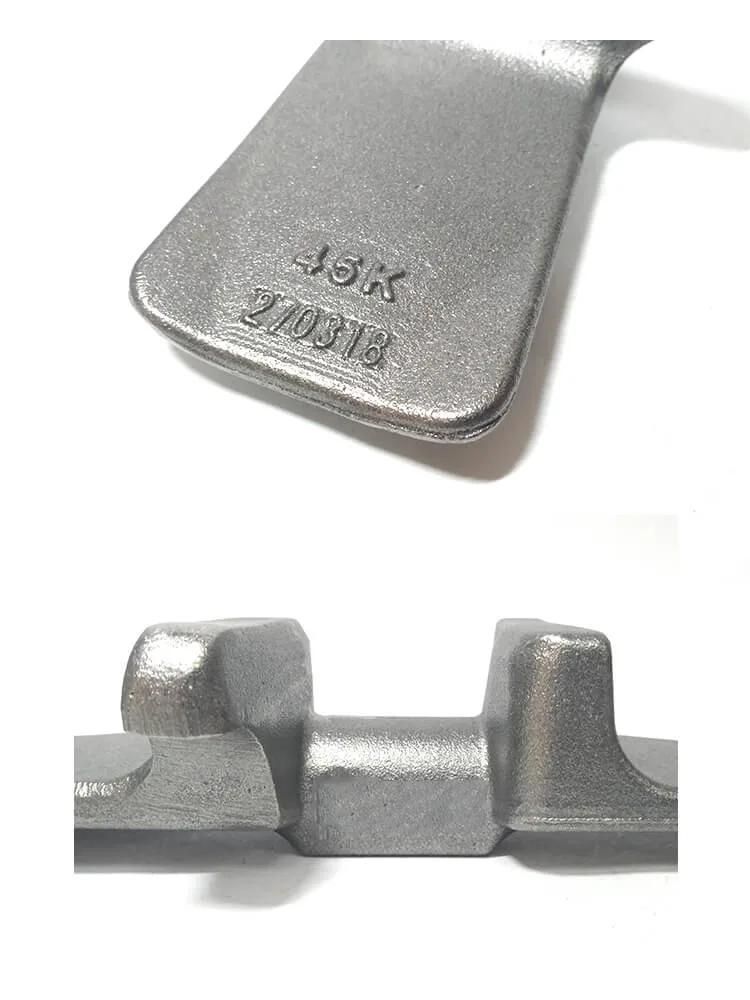Densen Customized Coated Sand Ductile Iron Crawler Core Iron for Track