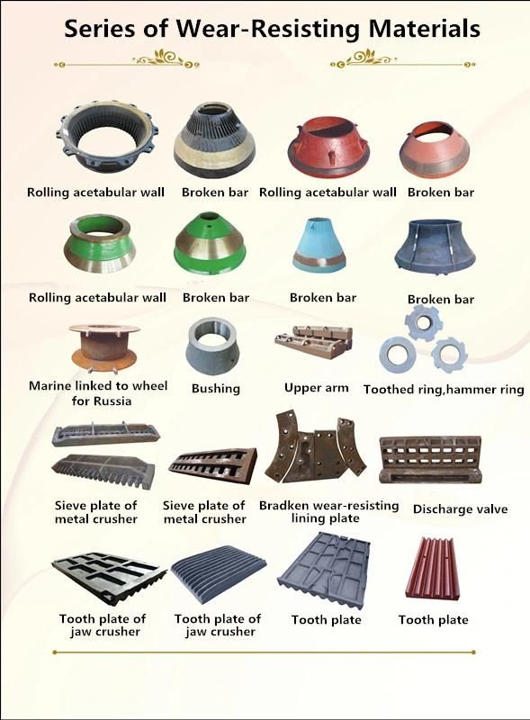 Hammer Crusher Parts High Manganese Steel Hammer